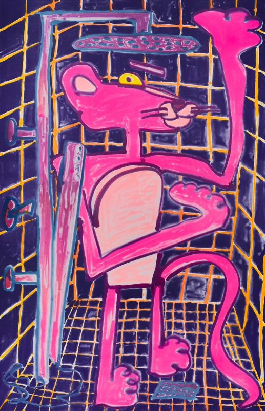 Katherine Bernhardt, Shower Power (2023)