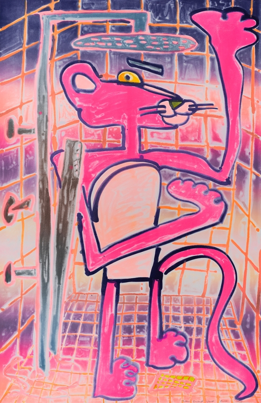 Katherine Bernhardt, Shower Power (2023)