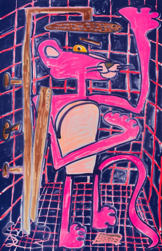 Katherine Bernhardt, Shower Power (2023)
