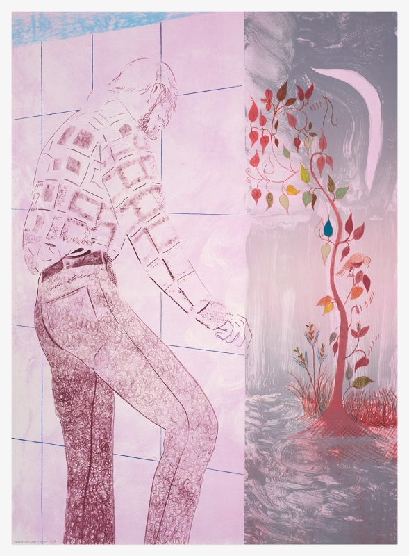 Anthony Cudahy, <i>Gridded Wall / Apocalypse Tree </i>(2025), Edition of 30 unique works