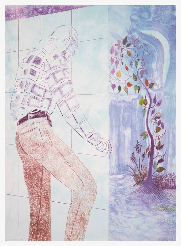 Anthony Cudahy, <i>Gridded Wall / Apocalypse Tree </i>(2025), Edition of 30 unique works