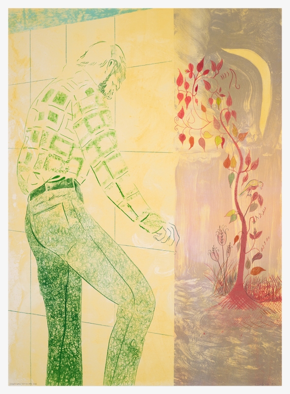 Anthony Cudahy, <i>Gridded Wall / Apocalypse Tree </i>(2025), Edition of 30 unique works