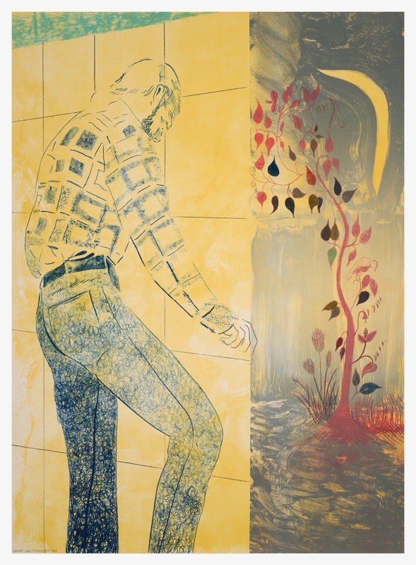 Anthony Cudahy, <i>Gridded Wall / Apocalypse Tree </i>(2025), Edition of 30 unique works