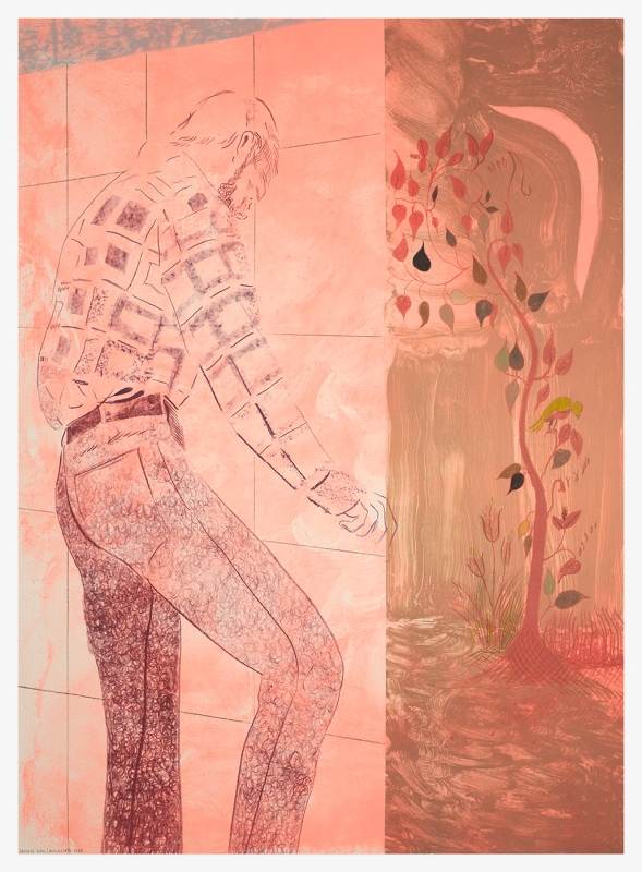 Anthony Cudahy, <i>Gridded Wall / Apocalypse Tree </i>(2025), Edition of 30 unique works