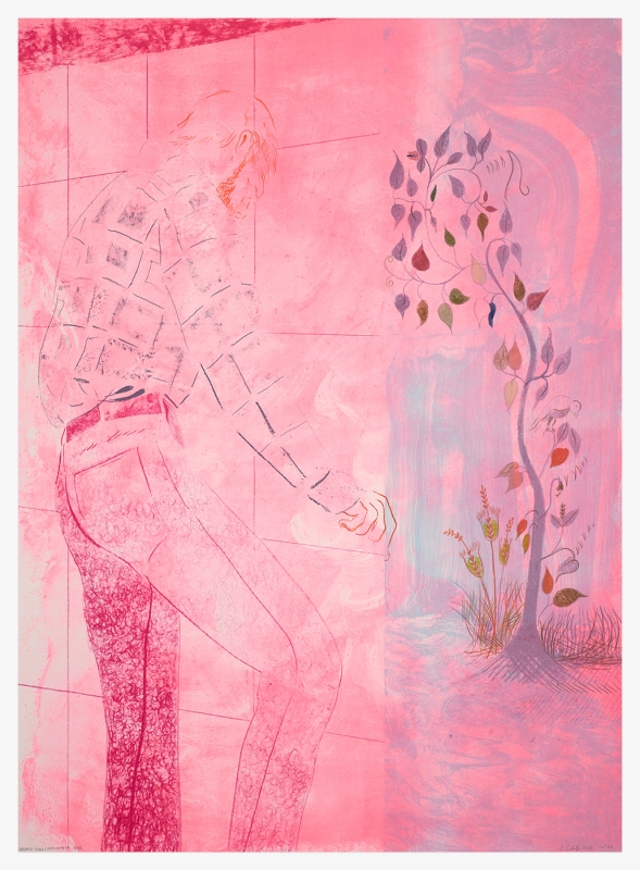Anthony Cudahy, <i>Gridded Wall / Apocalypse Tree </i>(2025), Edition of 30 unique works