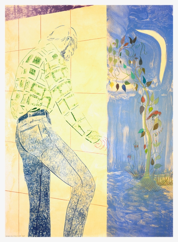 Anthony Cudahy, <i>Gridded Wall / Apocalypse Tree </i>(2025), Edition of 30 unique works