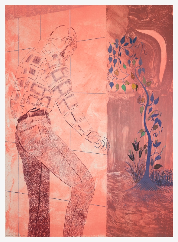 Anthony Cudahy, <i>Gridded Wall / Apocalypse Tree </i>(2025), Edition of 30 unique works