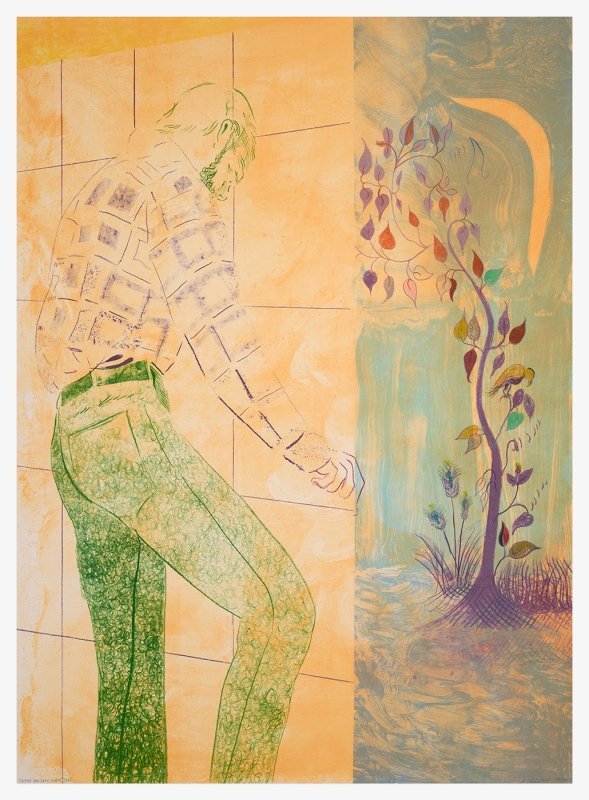 Anthony Cudahy, <i>Gridded Wall / Apocalypse Tree </i>(2025), Edition of 30 unique works