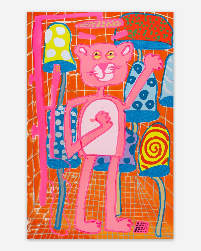 Katherine Bernhardt, <i>Big Cat</i> (2025)
