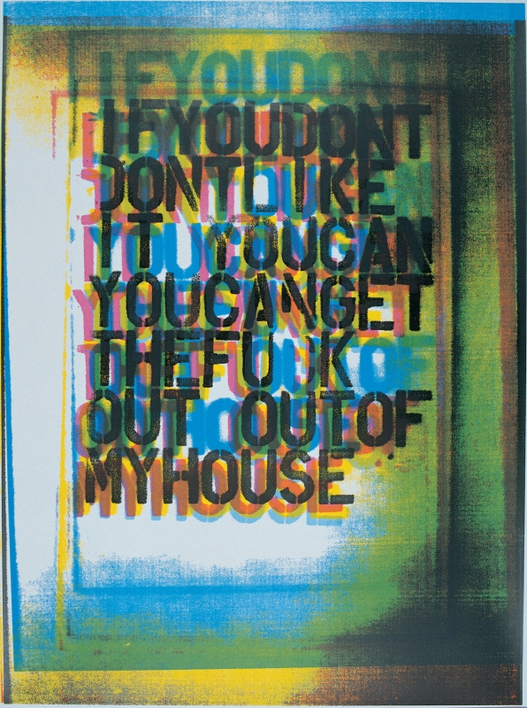 Christopher Wool limited edition print 1015U