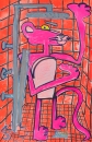 Katherine Bernhardt, Shower Power (2023)