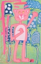 Katherine Bernhardt, <i>Big Cat </i>(2025)