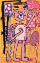 Katherine Bernhardt, <i>Big Cat</i> (2025)