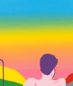 Navot Miller, Eren in Lago di Como (2023) 10 colour screenprint. Edition of 50