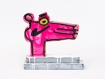 Katherine Bernhardt's hand-painted side of collaborative sculptural multiple.