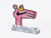 Katherine Bernhardt's hand-painted side of collaborative sculptural multiple.