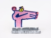 Katherine Bernhardt's hand-painted side of collaborative sculptural multiple.