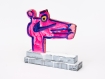 Katherine Bernhardt's hand-painted side of collaborative sculptural multiple.