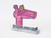Katherine Bernhardt's hand-painted side of collaborative sculptural multiple.