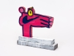 Katherine Bernhardt's hand-painted side of collaborative sculptural multiple.