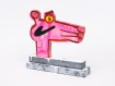 Katherine Bernhardt's hand-painted side of collaborative sculptural multiple.
