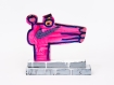 Katherine Bernhardt's hand-painted side of collaborative sculptural multiple.