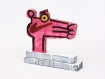 Katherine Bernhardt's hand-painted side of collaborative sculptural multiple.