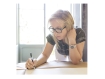 Sam Taylor-Johnson signs, dates and numbers each of the edition of one hundred at her studio in LA