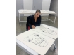 Tracey signs ‘Four Thousand Years’, Counter Studio, Margate, 2020