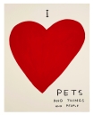 David Shrigley I love… (2019), Screenprint, Edition of 125