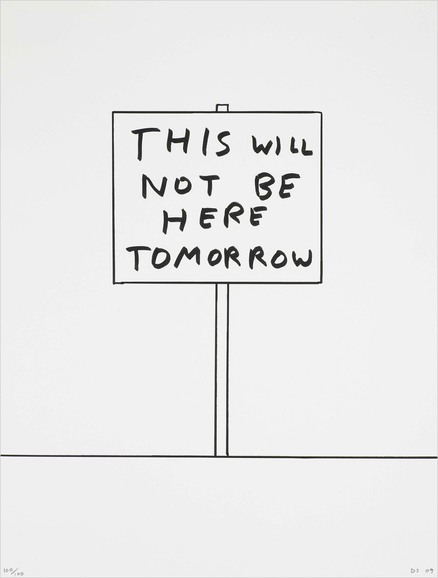 David Shrigley limited edition print 1221U