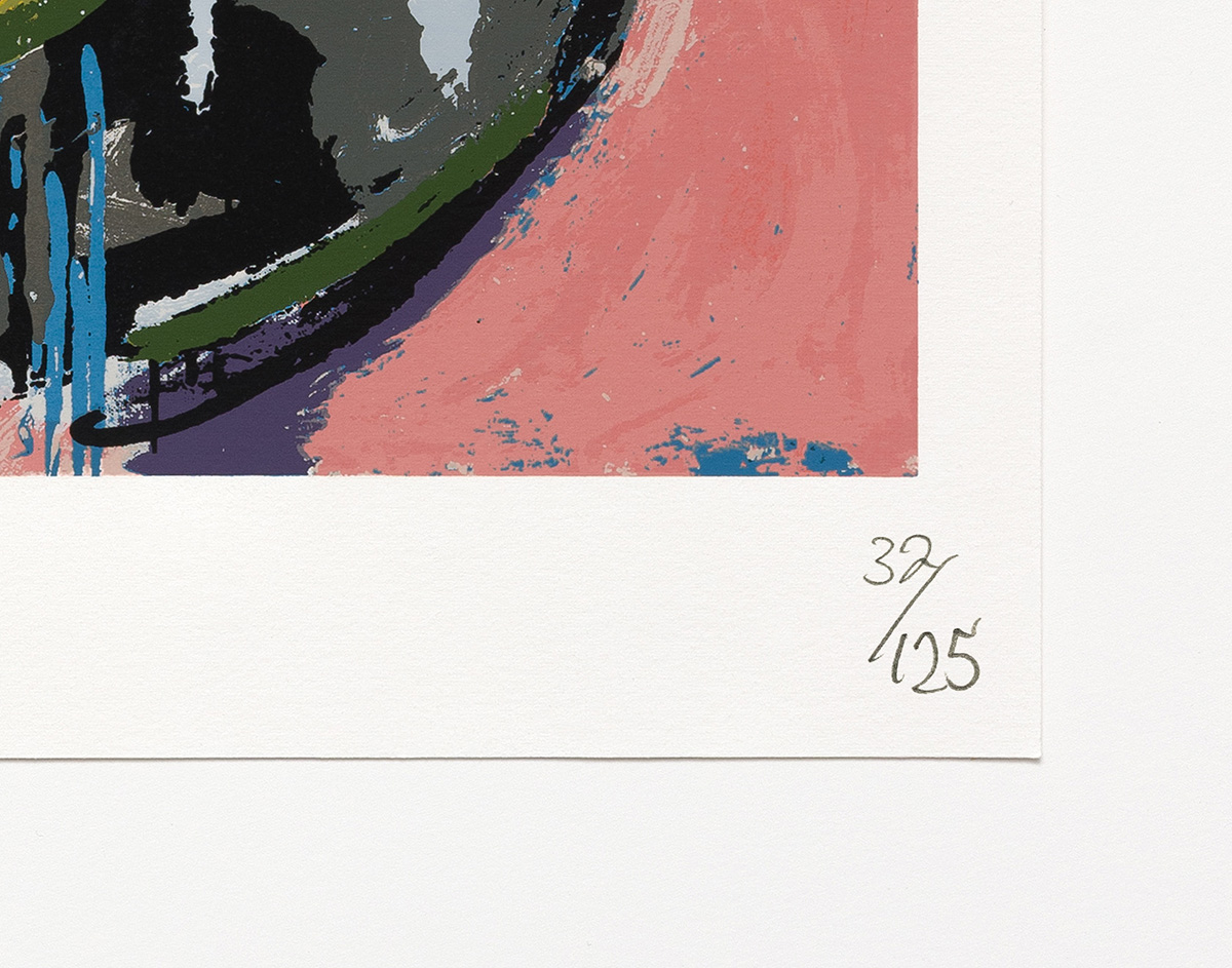 Numbered by the artist