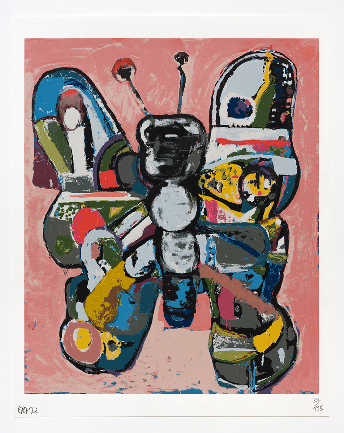 Eddie Martinez, GPBF (2022), Screenprint, Edition of 125