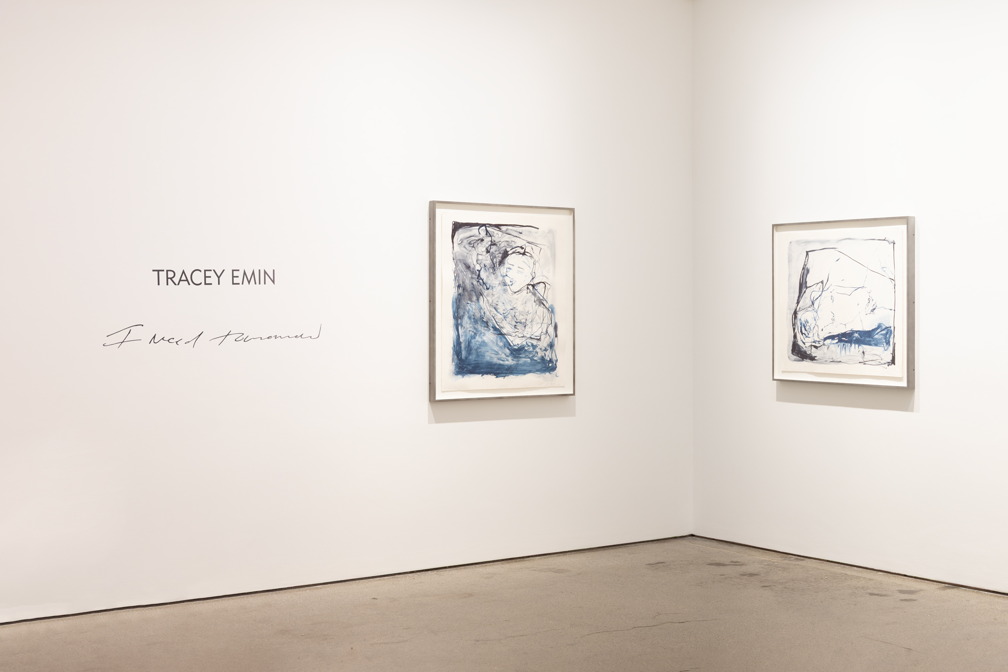 <i>I Need Tomorrow </i> (2026) new series of six prints, installation view.