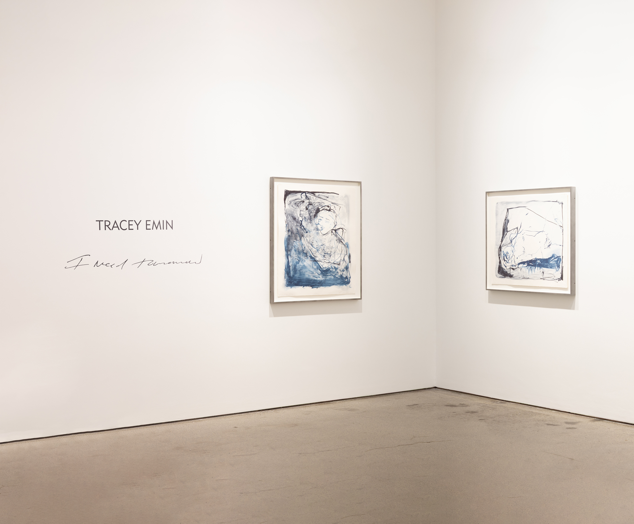<i>I Need Tomorrow </i> (2026) new series of six prints, installation view.