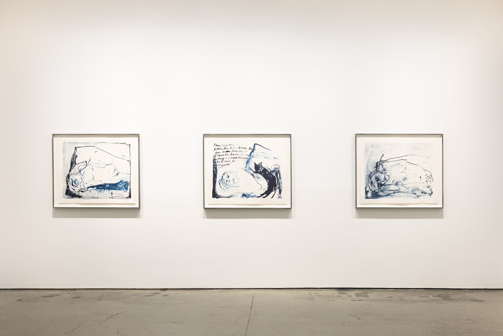 <i>I Need Tomorrow </i> (2026) new series of six prints, installation view.