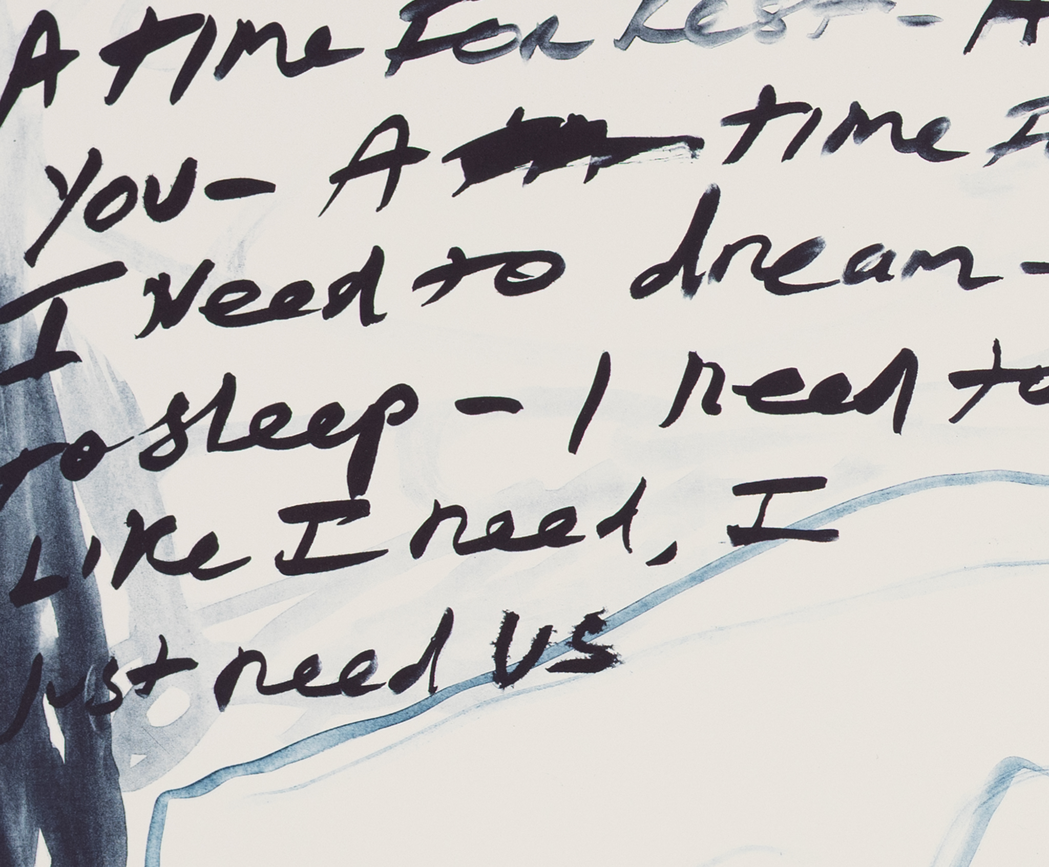 Tracey Emin,<i>I Need tomorrow </i>(2026), Detail