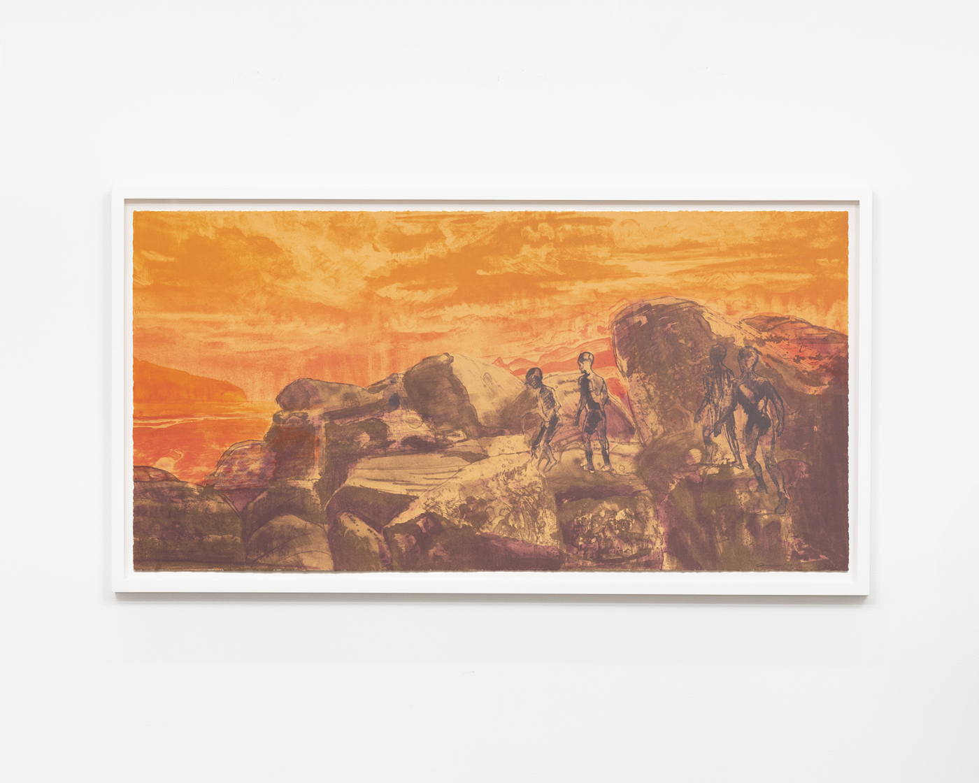 Jake Grewal, <i>The Ceaseless Cycle of Erosion</i> (2025) framed by Darbyshire Framers