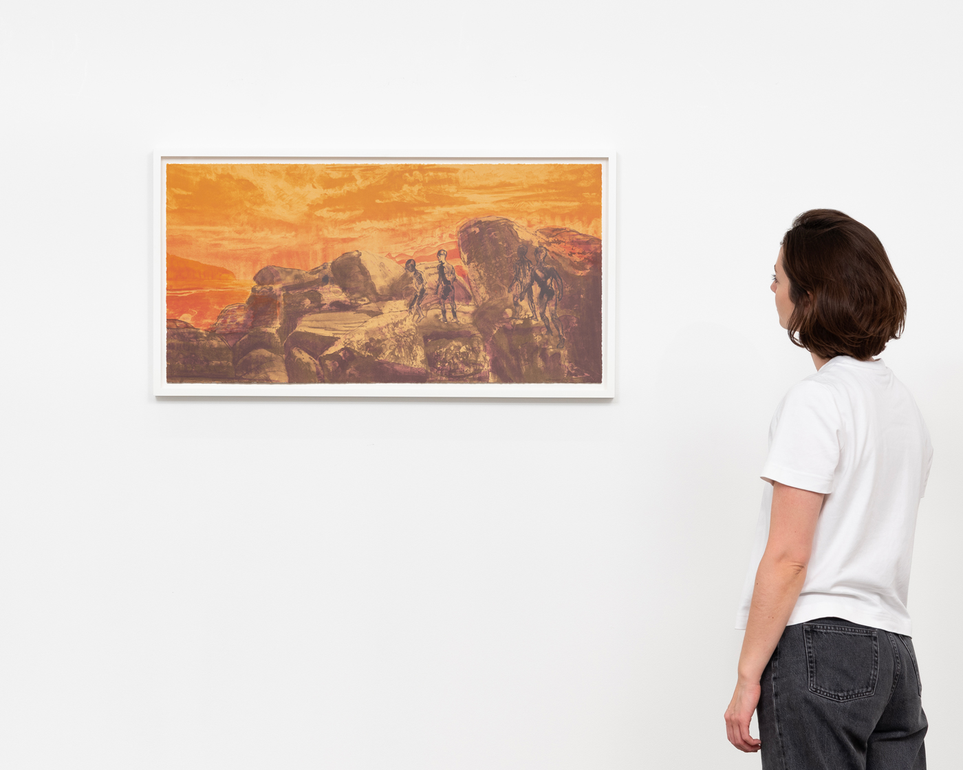 Jake Grewal, <i>The Ceaseless Cycle of Erosion</i> (2025) framed by Darbyshire Framers