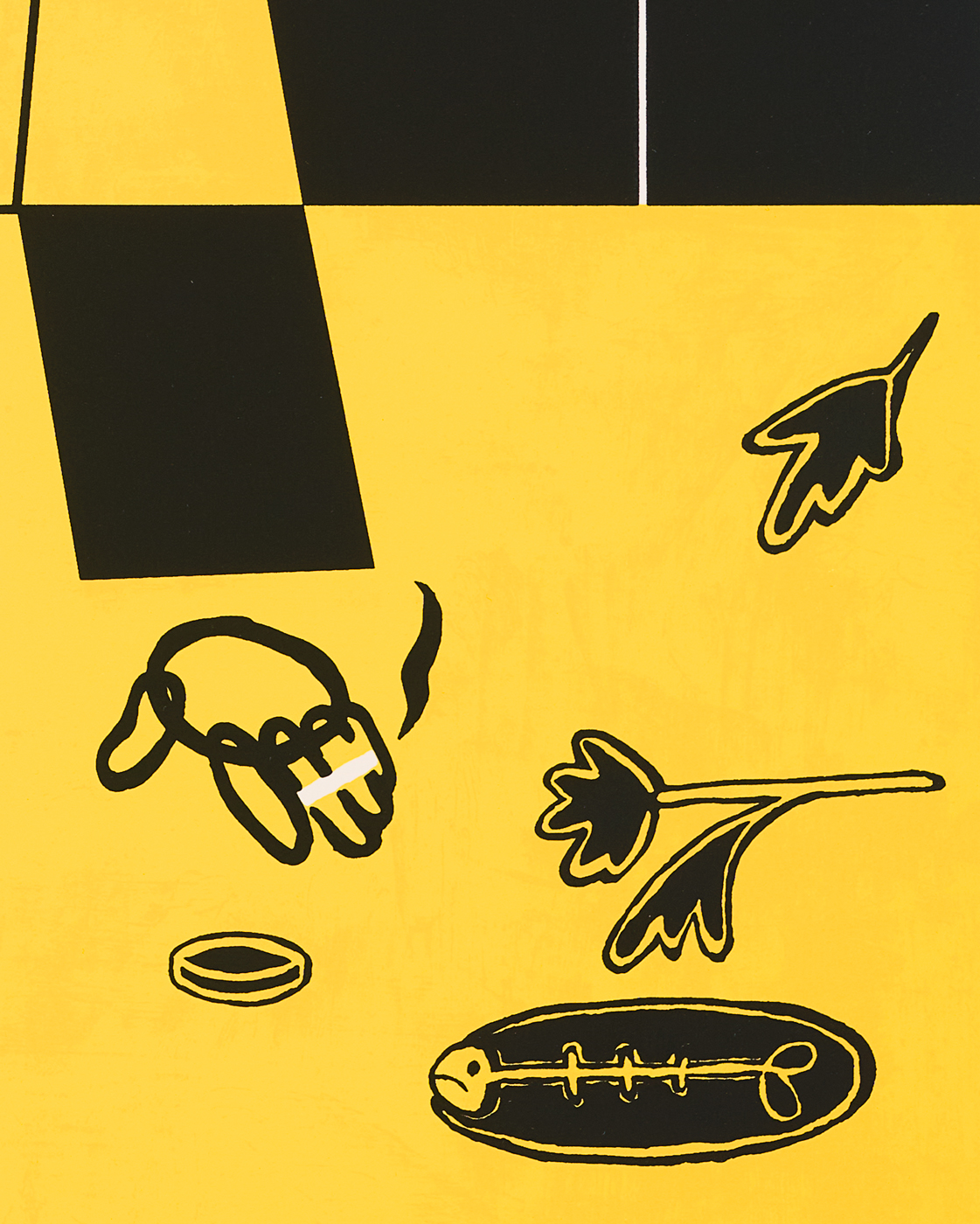 Joy Yamusangie, <i>Waiting and Taking My Time </i>(2025), Detail