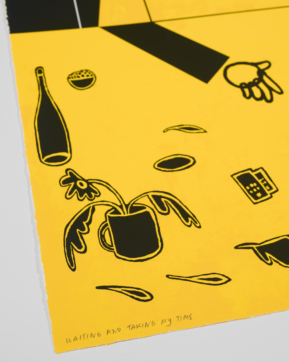 Joy Yamusangie, <i>Waiting and Taking My Time </i>(2025), Detail