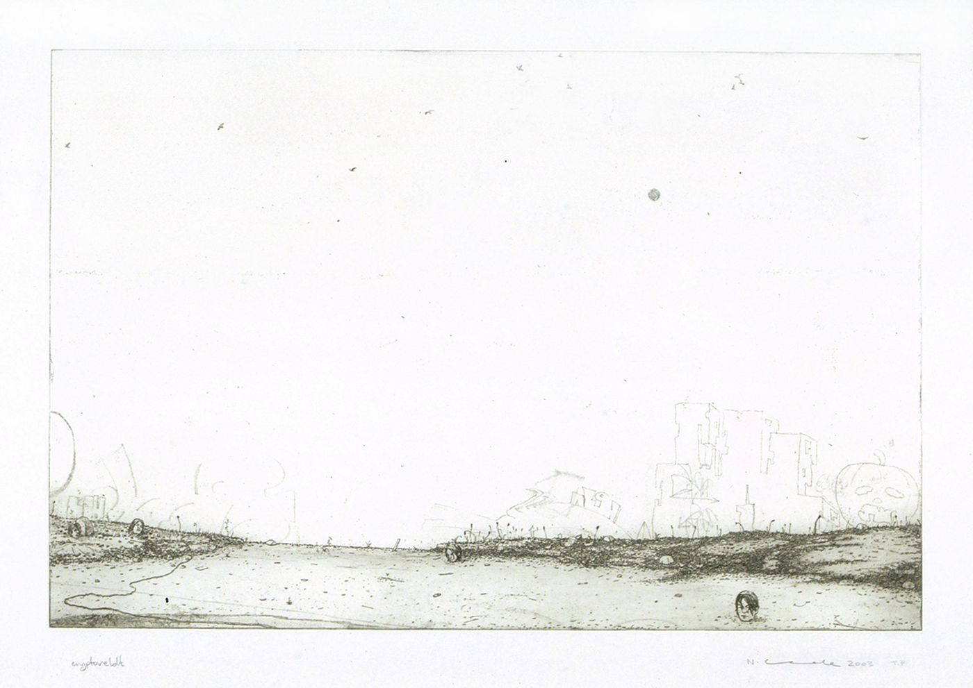 Nigel Cooke limited edition print 1127U