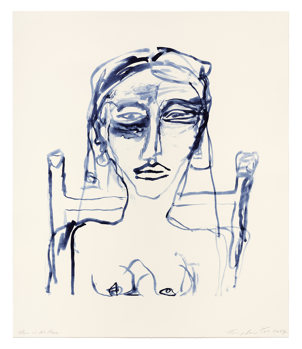 Tracey Emin, There is No Fear (2024) 1 colour lithograph. Edition of 100