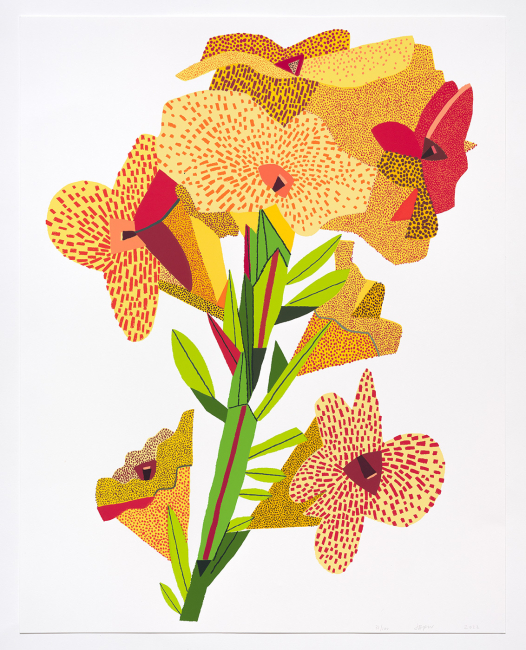 Jonas Wood, Yellow Flower (2022)