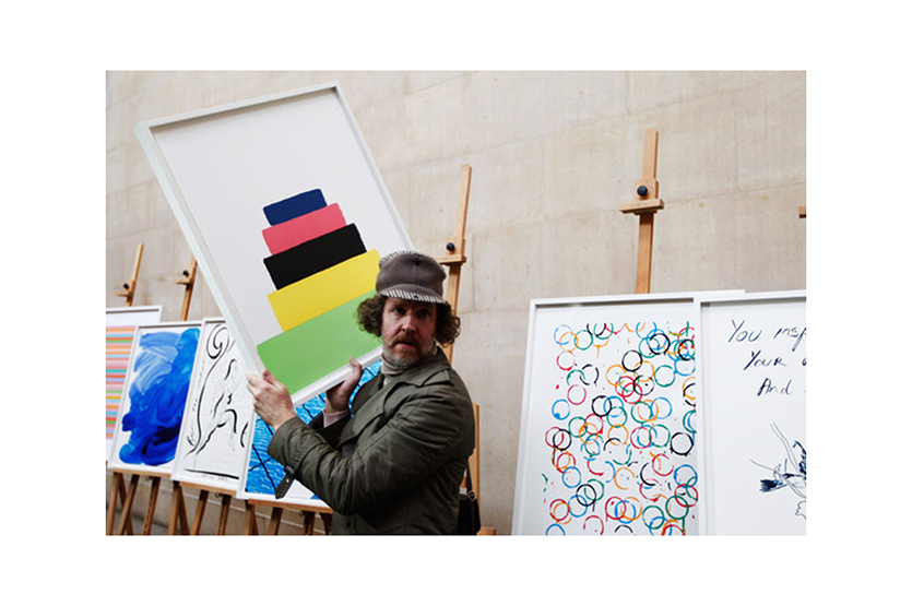 Tate Britain's unveiling of the Official London 2012 Olympic and Paralympic prints, published exclusively by Counter Editions.