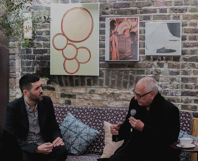 Counter Editions' Director Robert Diament interviews Luc Tuymans, London, October 2018