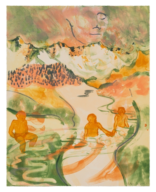 Antonia Showering, <i>New Lives</i> (2023) 8 colour lithograph. Edition of 75