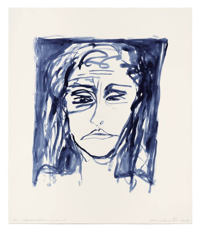 Tracey Emin, <i>I'm still beautiful in my mind </i>(2024) 1 colour lithograph. Edition of 100