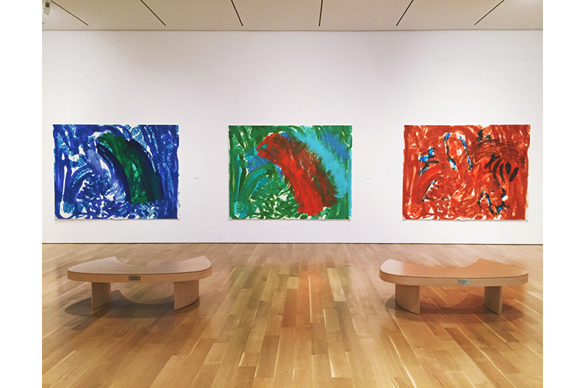 Paintings by Howard Hodgkin in the collection of the Speed Art Museum in Louisville, Kentucky