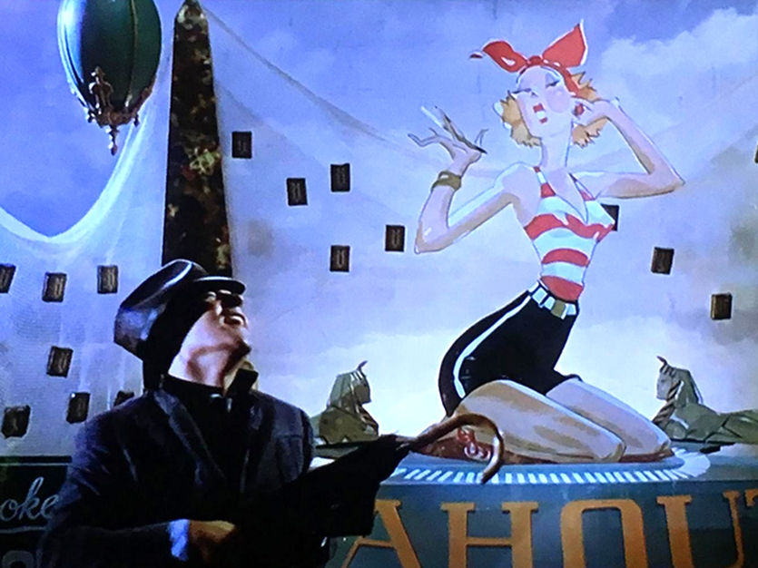A still from the 1952 film ‘Singing in the Rain’ from which the artist drew inspiration for the ‘Singing in the Rain’ (2019) print